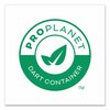 Solo Bare Eco-Forward Clay-Coated Paper Plate, ProPlanet Seal, 6 in. dia, White/Brown/Green, 1000PK MP6B-2054